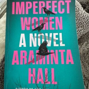 Imperfect Women by Araminta Hall - Teal & Hot Pink Paperback Novel